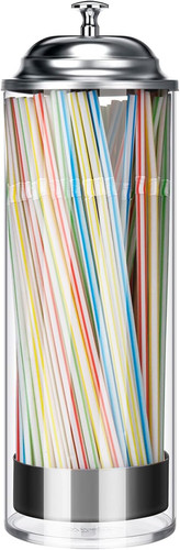Straw holder dispenser - holder, clear