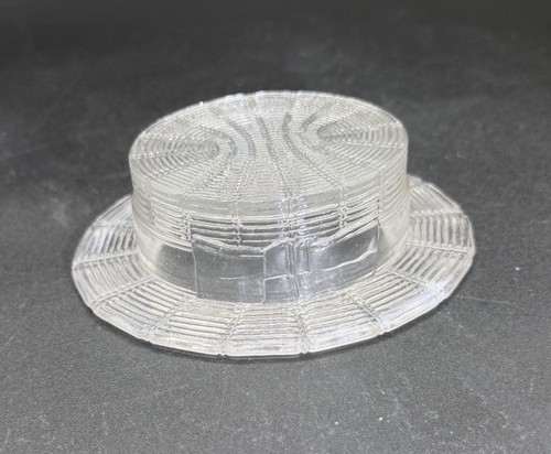 Vintage glass straw - glass, candy