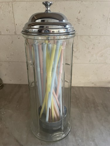 Vintage straw holder - vintage, dispenser
